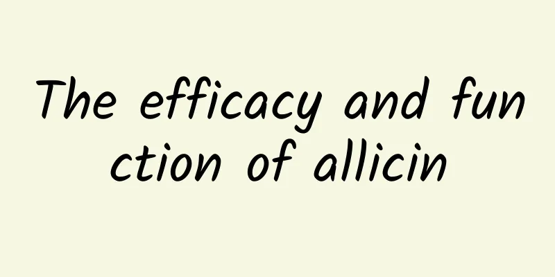 The efficacy and function of allicin