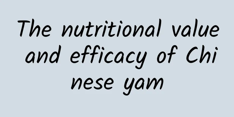 The nutritional value and efficacy of Chinese yam