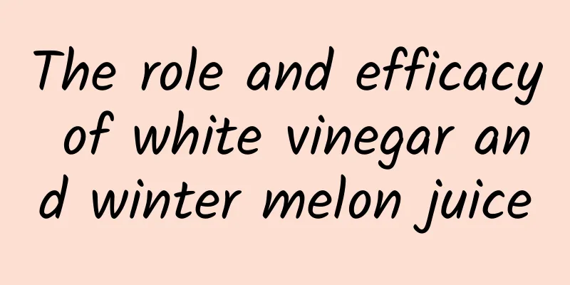 The role and efficacy of white vinegar and winter melon juice