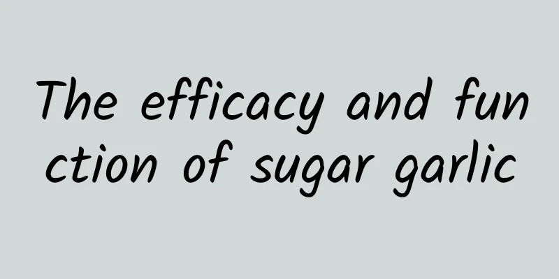 The efficacy and function of sugar garlic