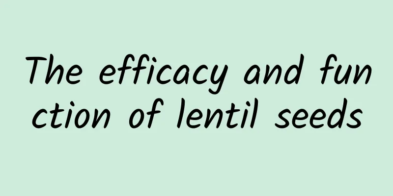 The efficacy and function of lentil seeds