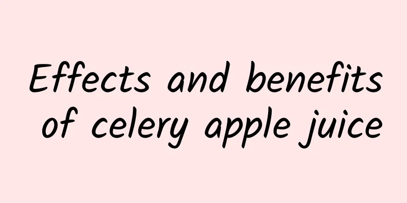 Effects and benefits of celery apple juice