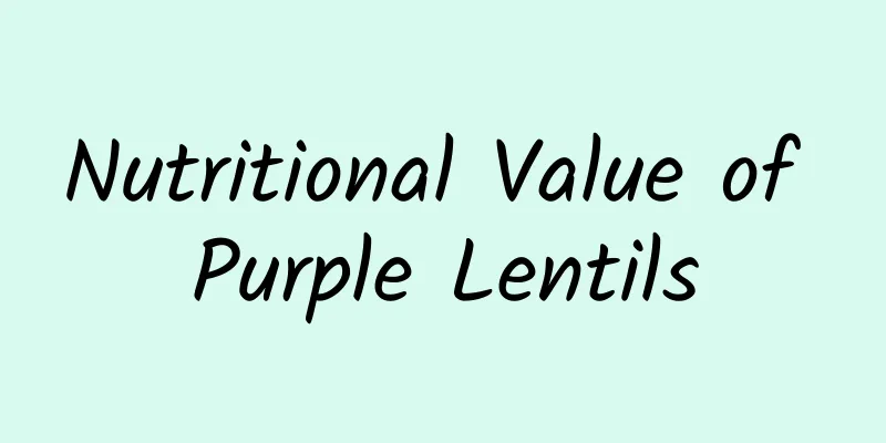 Nutritional Value of Purple Lentils