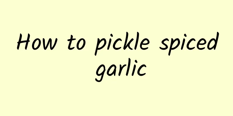 How to pickle spiced garlic