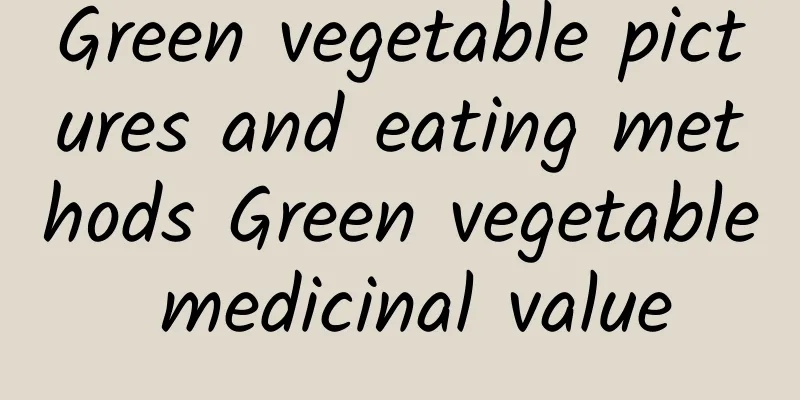 Green vegetable pictures and eating methods Green vegetable medicinal value