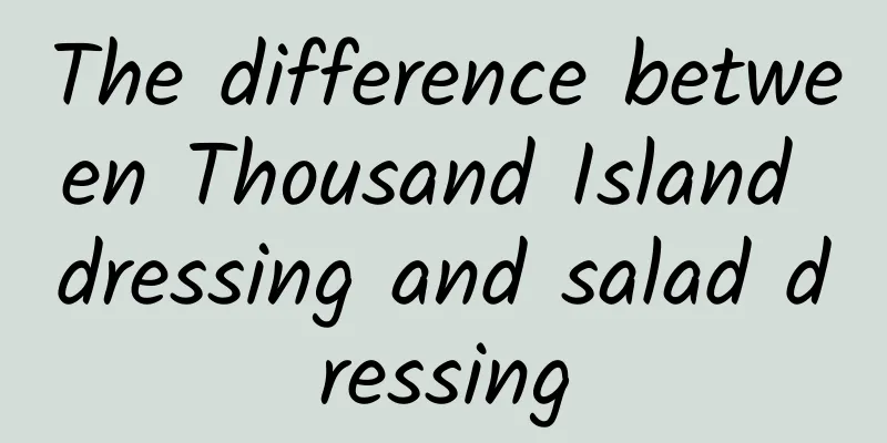 The difference between Thousand Island dressing and salad dressing