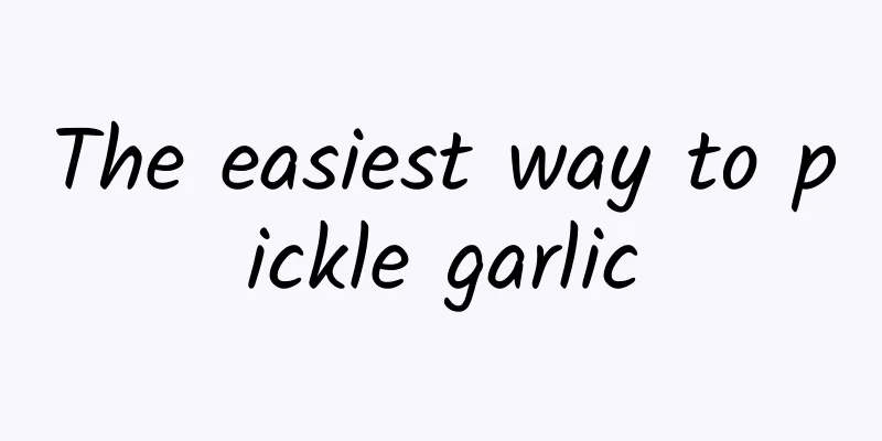 The easiest way to pickle garlic