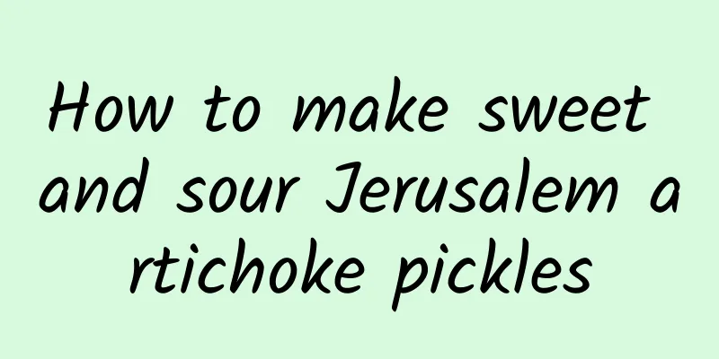 How to make sweet and sour Jerusalem artichoke pickles