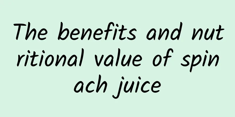 The benefits and nutritional value of spinach juice