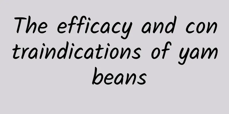 The efficacy and contraindications of yam beans