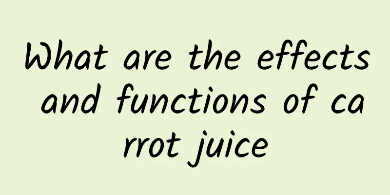 What are the effects and functions of carrot juice