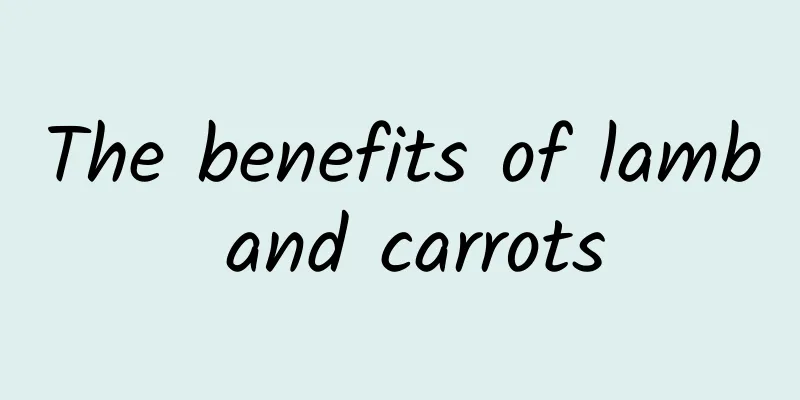 The benefits of lamb and carrots