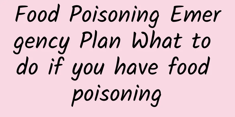 Food Poisoning Emergency Plan What to do if you have food poisoning