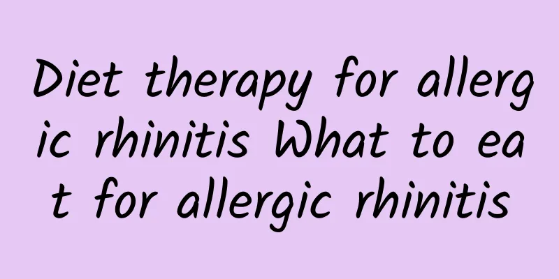 Diet therapy for allergic rhinitis What to eat for allergic rhinitis