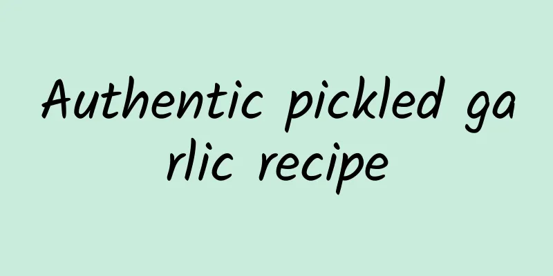 Authentic pickled garlic recipe