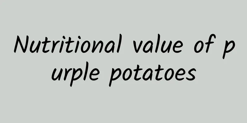 Nutritional value of purple potatoes