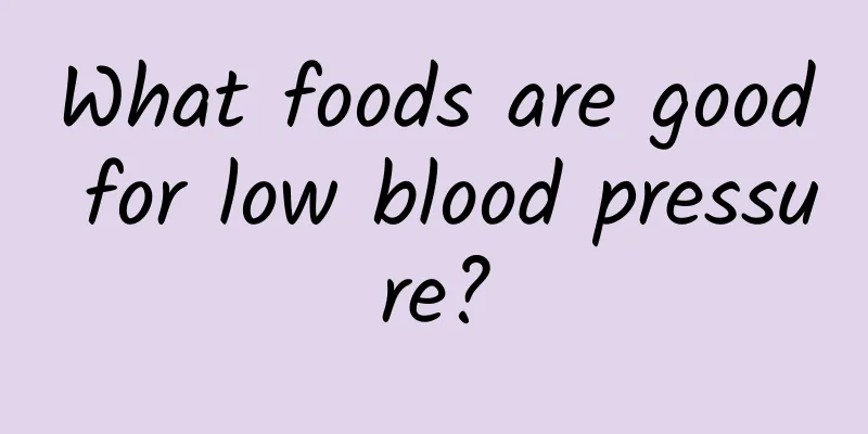 What foods are good for low blood pressure?