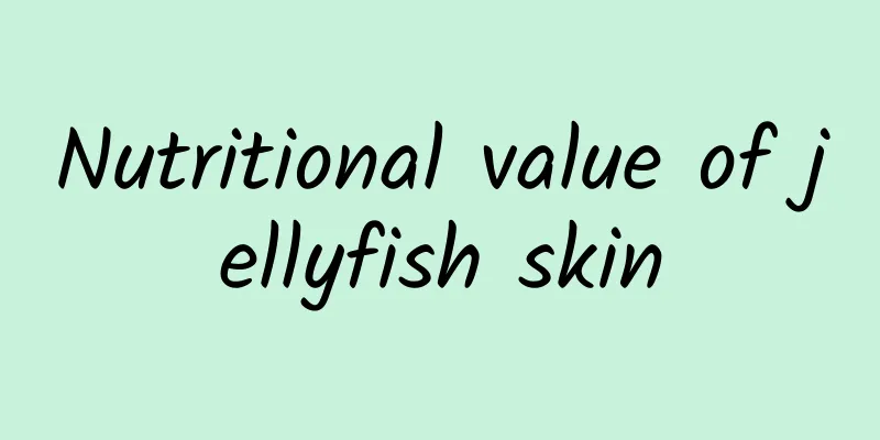 Nutritional value of jellyfish skin