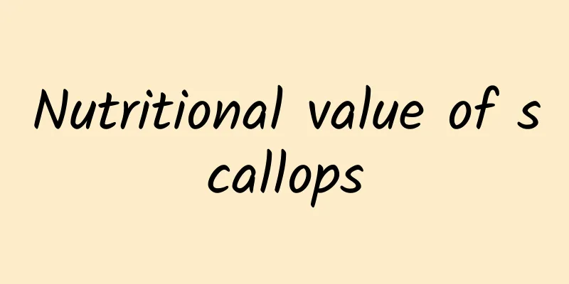 Nutritional value of scallops