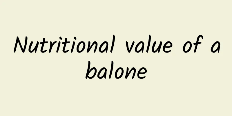 Nutritional value of abalone