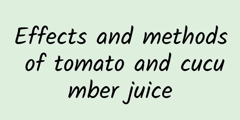 Effects and methods of tomato and cucumber juice