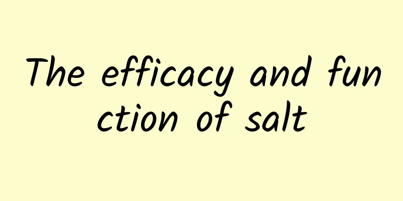 The efficacy and function of salt