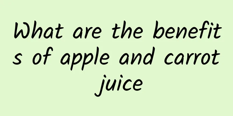 What are the benefits of apple and carrot juice