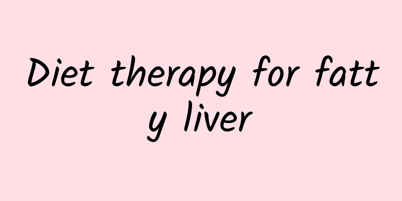 Diet therapy for fatty liver