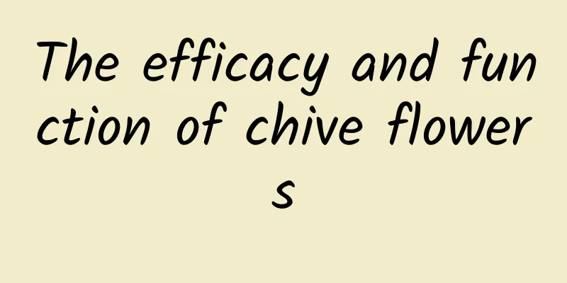 The efficacy and function of chive flowers