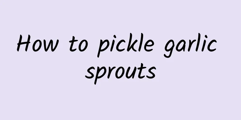 How to pickle garlic sprouts