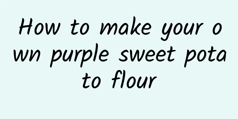 How to make your own purple sweet potato flour