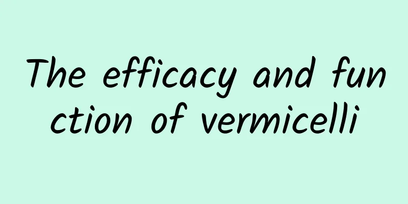 The efficacy and function of vermicelli