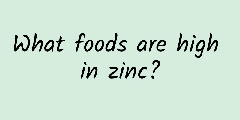 What foods are high in zinc?