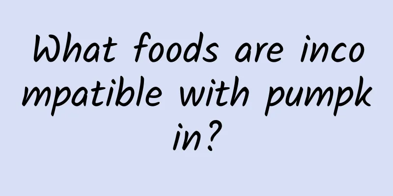 What foods are incompatible with pumpkin?