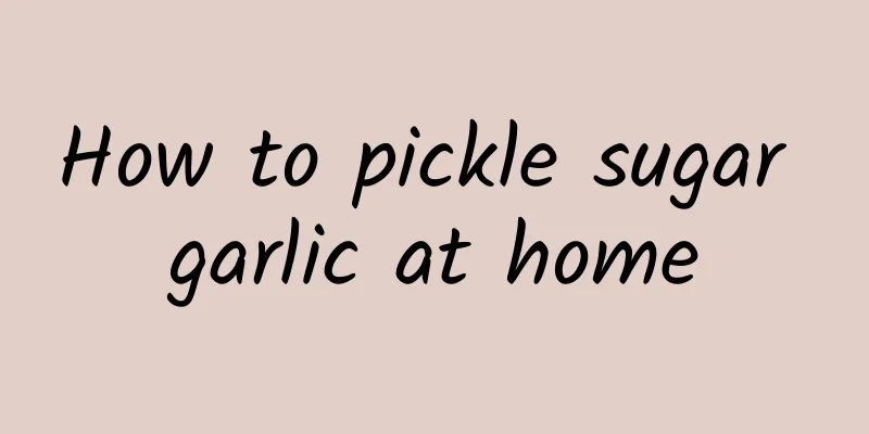 How to pickle sugar garlic at home