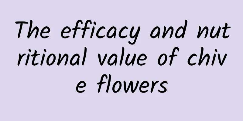 The efficacy and nutritional value of chive flowers