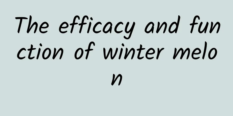 The efficacy and function of winter melon