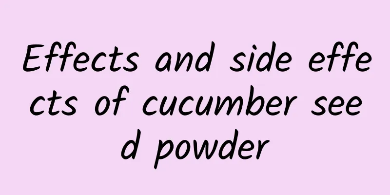 Effects and side effects of cucumber seed powder