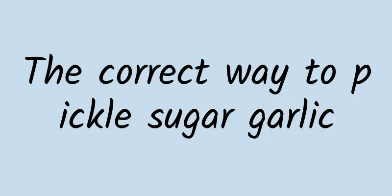 The correct way to pickle sugar garlic