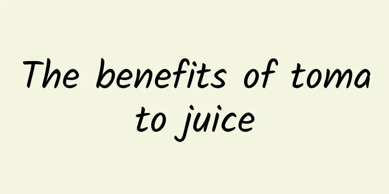 The benefits of tomato juice