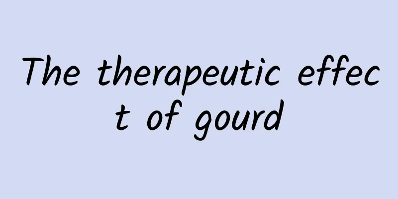 The therapeutic effect of gourd