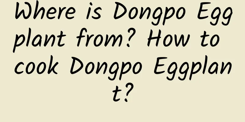 Where is Dongpo Eggplant from? How to cook Dongpo Eggplant?