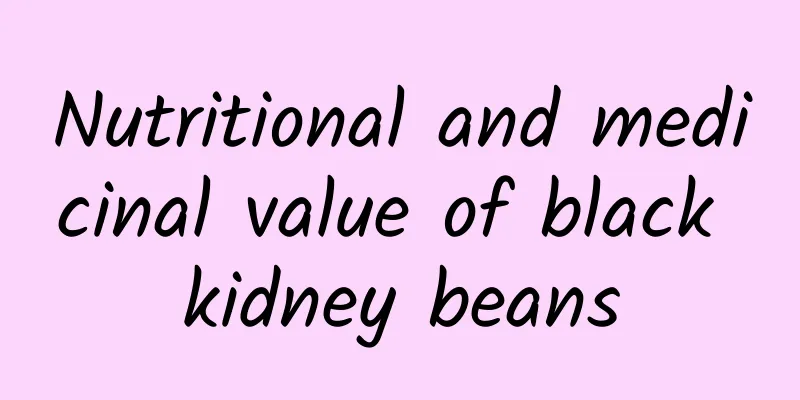 Nutritional and medicinal value of black kidney beans