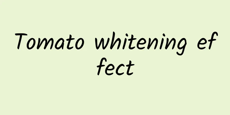 Tomato whitening effect