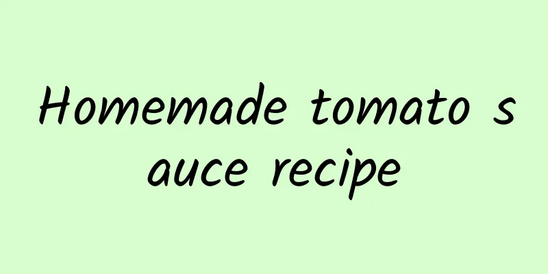 Homemade tomato sauce recipe