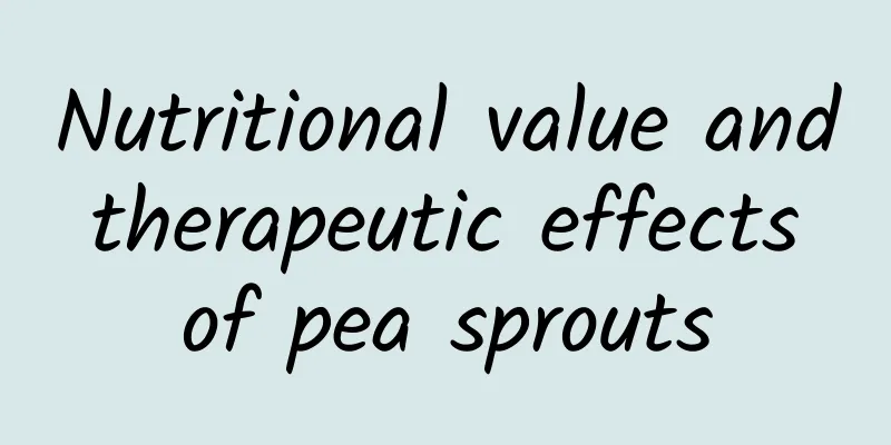 Nutritional value and therapeutic effects of pea sprouts