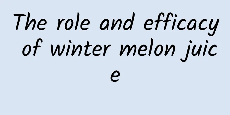 The role and efficacy of winter melon juice