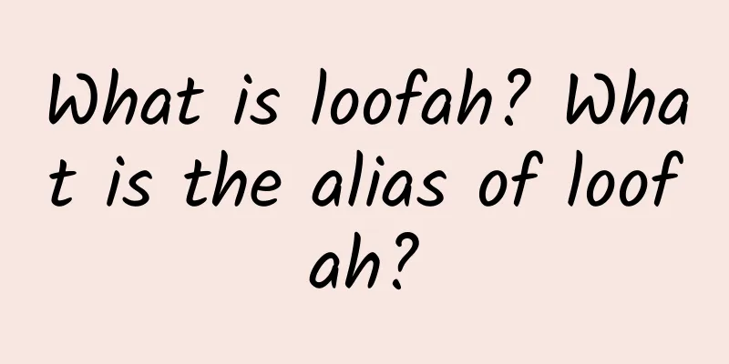 What is loofah? What is the alias of loofah?