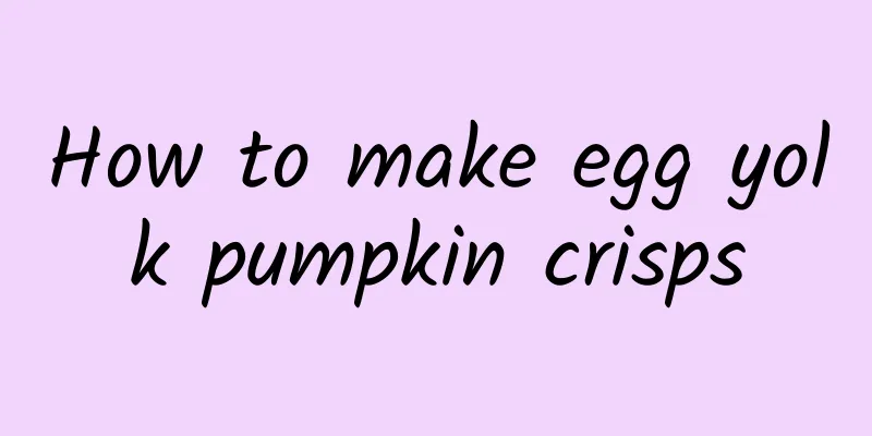 How to make egg yolk pumpkin crisps