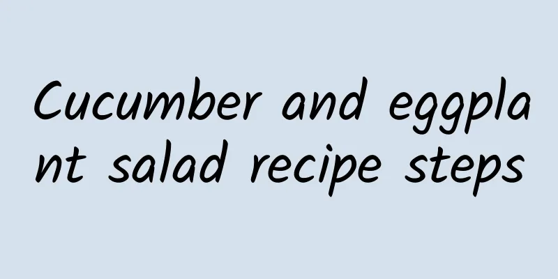 Cucumber and eggplant salad recipe steps